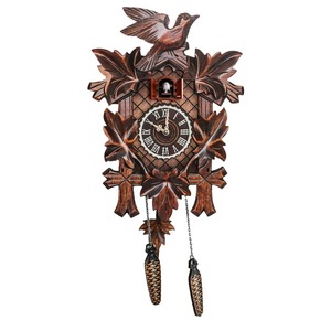 Custom Wooden <b>Pendulum</b> <b>Wall</b> <b>Clock</b> House Shape Fridge Magnet Printed Decorative <b>Clock</b> Custom Logo Room Decor - Product Image 3