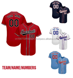 Camisetas de béisbol personalizadas, uniformes de porristas, uniformes de gran tamaño, camisetas de béisbol y softbol, camisetas deportivas para fanáticos del béisbol - Product Image 1