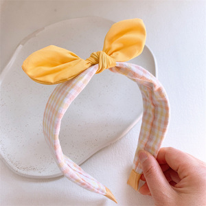 Tùy Chỉnh Màu Rắn Mềm Đàn Hồi Thân Thiện Với Môi Bền Ngọt Ngào Phong Cách Chất Lượng Cao Tóc Hoops Cho Cô Gái Linh Hoạt <span class=keywords><strong>Headbands</strong></span> - Product Image 5