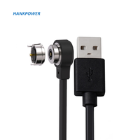 Connecteur magnétique USB plat, 2 broches, 7.4mm, étanche, haute qualité, livraison gratuite