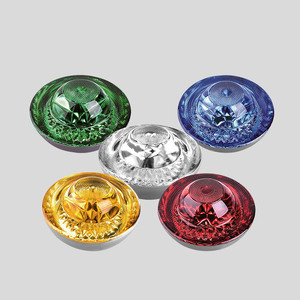 Reflector de Ojo de Gato de Alta Calidad, Marcador Reflectante de 360 Grados, Reflector de Vidrio Templado, Marcador de Pavimento Integrado - Product Image 4