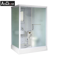 Aokeliya WC Douche Préfabriquée Modulaire En Plastique Flushup salle de bains Pod
