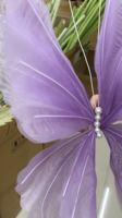 Grandes fleurs en papier organza papillon, décorations florales faites à la main pour mariage, vitrine de centre commercial, toile de fond, décor de photomaton