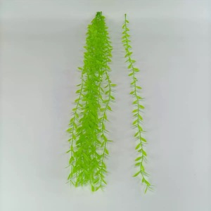 Xiaoyu Floral Art Artificial Willow Branches <b>Light</b> Green Plastic <b>Vines</b> For Ceiling Decoration And Landscaping - Product Image 3