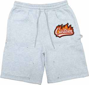 Shorts amples en molleton de coton pour hommes, coupe large, personnalisables avec logo, 420 g/m², style décontracté, vêtements pour hommes - Product Image 6