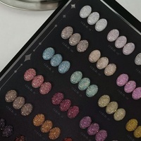 Kit de vernis à ongles gel scintillant OEM de haute qualité – Fournitures de beauté, gel à ongles disco scintillant, art des ongles DIY, vernis gel UV à retirer par trempage