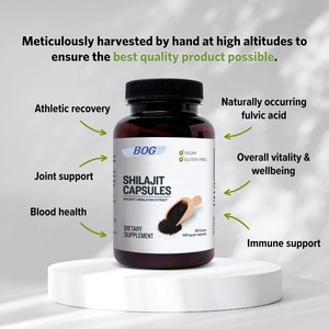 Compléments alimentaires OEM/ODM Shilajit pur de l'Himalaya en capsules de 500 mg - Product Image 4