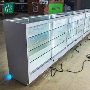Tùy Chỉnh Thuốc Lá Nhiều Tủ Giá Kệ Kính Thuốc Lá Hiển Thị Trường Hợp LED Ánh Sáng Khói Cửa Hàng Hiển Thị - Product Image 6