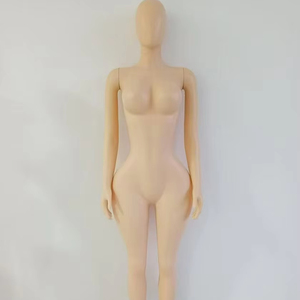 Mannequin de présentation <span class=keywords><strong>femme</strong></span> grande taille sans tête, corps entier, en plastique satiné, avec fesses et poitrine généreuses, haute qualité - Product Image 2