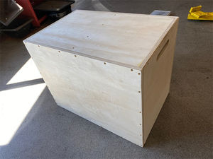 Custom Cross Fit Step Equipo <span class=keywords><strong>de</strong></span> ejercicio CrossFits Solid Plyo Box Pliometric Training Jump Caja <span class=keywords><strong>de</strong></span> madera - Product Image 5