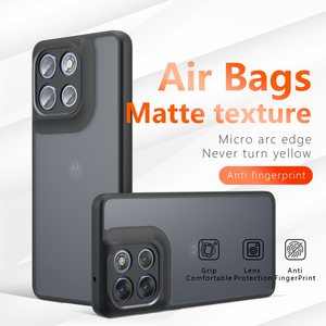 Étui magnétique fin transparent mat en PC antichoc avec recharge sans fil pour Motorola <span class=keywords><strong>Moto</strong></span> G86 <span class=keywords><strong>Power</strong></span> / <span class=keywords><strong>Moto</strong></span> G86 / Edge 70 Ultra - Product Image 3
