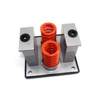Isolateur de vibrations à ressort en alliage d'aluminium robuste JA, amortisseur de chocs à montage au sol pour pompe CVC industrielle