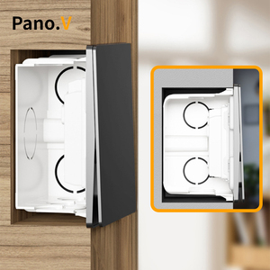 Caja de Plástico Redonda Pano.V de 86x86mm para Montaje en Superficie, Resistente al Calor, para Instalación de Cables Eléctricos - Product Image 3