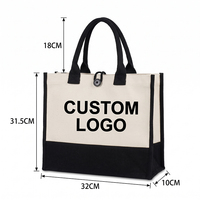 Sac fourre-tout en toile minimaliste, écologique, réutilisable, de haute qualité, avec poignée renforcée et logo personnalisé, vente en gros