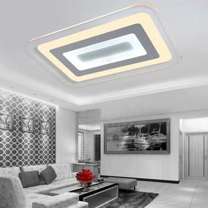 Lámpara de techo de dormitorio de sala de estar moderna de nuevo diseño, luz de panel de techo led de aluminio regulable empotrada redonda - Product Image 1