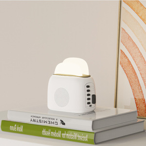 เครื่องเสียงไวท์นอยส์แบบพกพา ควบคุมผ่าน Wi-Fi พร้อมนาฬิกาปลุก ไฟกลางคืน และระบบบำบัดด้วยเสียง สำหรับอุปกรณ์อิเล็กทรอนิกส์สำหรับผู้บริโภค - Product Image 3