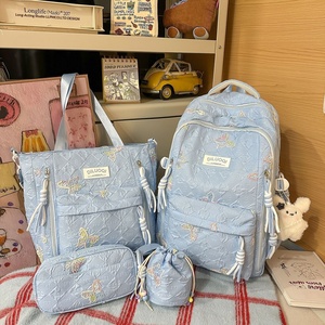 Nouveau sac à dos pour filles de style coréen, grande capacité, imperméable, résistant à l'usure, en nylon, pour collégiennes et lycéennes - Product Image 3