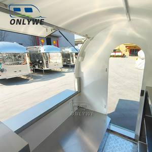 Onlywe 2025 Mini thực phẩm Giỏ hàng di động gà xe tải thực phẩm Trailer đầy đủ trang bị Mini nhà hàng thức ăn đường phố Trailer Hot Dog giỏ hàng - Product Image 6