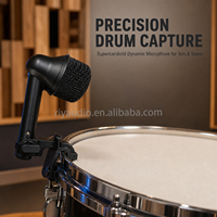 Ensemble de microphones de batterie dynamiques NXN6-3PK, trois pièces, capteur supercardioïde pour caisse claire, tom et percussions, sonorisation en direct sur scène, spectacle
