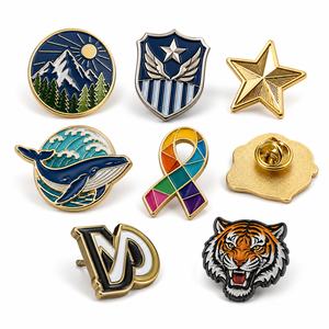 Épingles en émail dur personnalisées de haute qualité, épingles en gros sur mesure, broches, épingles de revers en métal avec logo pour badges d'entreprise et cadeaux d'événements - Product Image 1