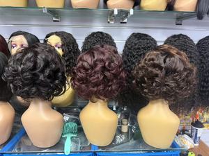 โปรโมชั่น Letsfly วิกผมแท้แบบลูกไม้ 13x4 ราคา $20 รุ่น Egg Roll  ทรงผมสั้น Pixie Cut เกรด 11A สีดำธรรมชาติ น้ำหนัก 170 กรัม ขายส่งจากโรงงาน - Product Image 4
