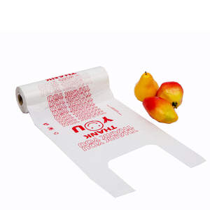 Supermarket Produce T-shirt Bags On Roll <b>Vegetable</b> Fruit <b>Storage</b> Packaging Made In Vietnam Quality Product Direct Factory Price - Product Image 3