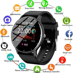 สมาร์ทวอทช์ <span class=keywords><strong>ZL02D</strong></span> ขนาด 1.28 นิ้ว สำหรับผู้ชายและผู้หญิง รองรับ Android และ IOS นาฬิกาออกกำลังกาย วัดอัตราการเต้นของหัวใจ วัดความดันโลหิต สายรัดข้อมือ นาฬิกาข้อมือ - Product Image 5
