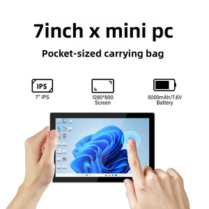 Mini PC Táctil F98 de 7'' con Intel N100, 8/16GB de RAM, 128/256/512GB de ROM, Windows 11, Computadora Portátil de Bolsillo con Doble 2.5G para Uso Industrial - Product Image 4