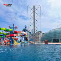 Dinding Panjat Air Splash Down PoolClimb untuk Kolam Renang, Hotel, dan Kolam Renang di Halaman Belakang