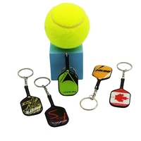 Porte-clés promotionnels en forme de raquette de paddle, en mousse et métal, 4 couleurs, à personnaliser, pour hôtels, cuisine, mode, en métal et résine