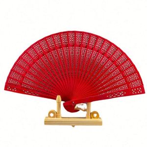 Custom <b>Large</b> Folk Art Bamboo Hand <b>Fan</b> Sport Music Dance Party Theme Painted Angel/Fairy Personalized Business Gift Souvenir - Product Image 2