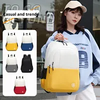 Tas Ransel Sekolah untuk Siswa dengan Ritsleting, Bahan Polyester, Ukuran Besar untuk Pembelian Grosir, Tas Ransel Popok