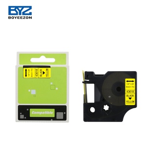Blackribbon Băng Dán Nhãn Máy In Băng Dán Nhãn Dymo D1 Tương Thích Băng Mực Máy In Nhãn 43618 6Mm <span class=keywords><strong>Rhino</strong></span> <span class=keywords><strong>5200</strong></span> 24 Tháng - Product Image 2