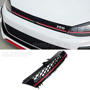 Kit carrosserie pour Volkswagen Golf 7 GTI GTD 2014-2017, calandre de pare-chocs, grilles de course, bandes décoratives, calandre avant, extérieur - Product Image 3