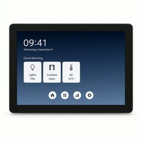 Écran tactile mural Android 15 de 7 pouces RK3566 PoE USB RS232 RS485 GPIO NFC pour l'automatisation des bâtiments et le contrôle d'accès HMI