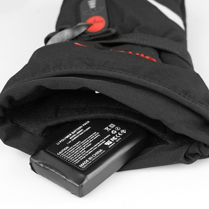 Gants de ski électriques coupe-vent imperméables pour hommes et femmes 7.4V 2200MAH cuir chauffant rechargeable pour sports d'hiver-ski - Product Image 2