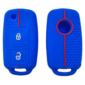 Funda de Silicona para Llaves de Coche VW Passat Golf 4 5 6 Polo T5 Caravelle Touran Skoda Octavia Fabia Seat <span class=keywords><strong>Toledo</strong></span> Ligier JS 50 Sport - Product Image 4