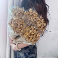 Bunga Poppy Jagung Kering yang Diwarnai, Batang Bunga Terawetkan untuk Dekorasi Botani DIY, Rangkaian Bunga Pernikahan, dan Dekorasi Rumah