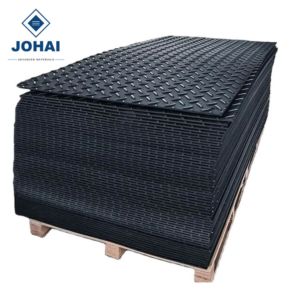 JOHAI Durable Roadway Track Mats Heavy Traffic Site Panels Portable ...