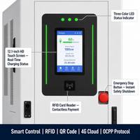 Nouvelle station de charge rapide mobile d'urgence pour véhicules électriques DC OCPP1.6J/2.0.1 20KW+ CCS RFID avec garantie de 2 ans pour les points de service routiers des VE