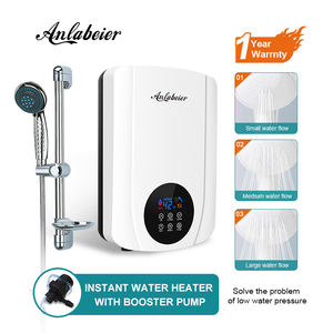 Calentador de Agua Eléctrico Instantáneo de 5500W con Bomba, Control Táctil, Pantalla LED, Calentador de Ducha sin Tanque, 220V, Ahorro de Energía - Product Image 6