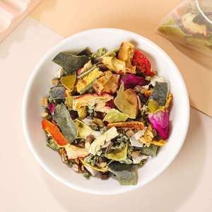 Tè Detox Naturale al Rosa, Biancospino e Foglie di Loto, Confezione da 150g, Sapore Floreale Leggero, Bevanda Salutare <span class=keywords><strong>per</strong></span> il Controllo del Peso Quotidiano - Product Image 6