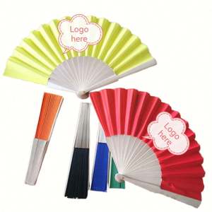 Abanico de Mano de PVC Estilo Chino con Sonido de Plástico para Decoración del Hogar, Regalos Empresariales, Modelo para Entusiastas de las Manualidades - Product Image 2