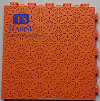Azulejos de polipropileno entrelazados Padre Court Césped artificial Deportes Baloncesto Parque infantil Interior Exterior Paisajismo PP