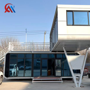 Casa Contenedor Tipo Cabaña, Villa Prefabricada Modular, Casa Contenedor Tipo Cabaña con Cocina para Terrenos Sin Uso - Product Image 2