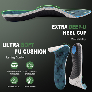 Làm việc khởi động vòm lót Heavy Duty hỗ trợ giảm đau chỉnh hình giày lót <span class=keywords><strong>Arch</strong></span> hỗ trợ chỉnh hình đế Nhà cung cấp - Product Image 2