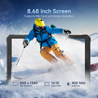 ONERugged-Tablette PC d'extérieur robuste T1 8 pouces IP68 étanche zone ATEX Android 14 4G avec GPS, 4G, LTE, BT, Wifi