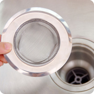 Crépine d'évier en acier inoxydable Grass de 4 pouces, couvercle de drain, filtre d'évier de cuisine, protection anti-bouchon pour évacuation d'eau - Product Image 2