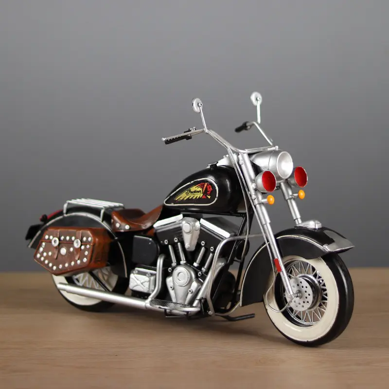 ベストセラーアイアンハンドメイドレトロクラフトメタルモーターサイクルモデル手工芸品オーナメントコレクション愛好家がアイテムを集める