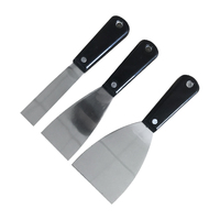 Couteau à plâtre professionnel multifonction Kinley, le plus vendu, outil à usage industriel, spatule à double face conique en acier inoxydable
